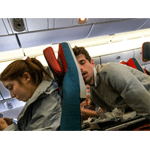 passengers in airplane