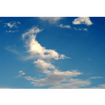 stock photo blue sky whit white clouds