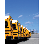 stock photo yellow school buses