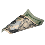 stock photo twenty US Dollar bill