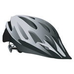 stock vector image bicycle helmet